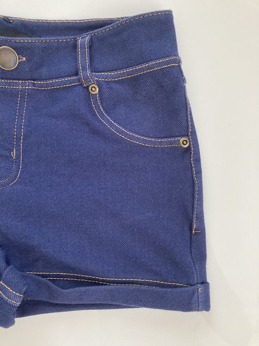 Spodenki bawełniane jeansowe 36 S