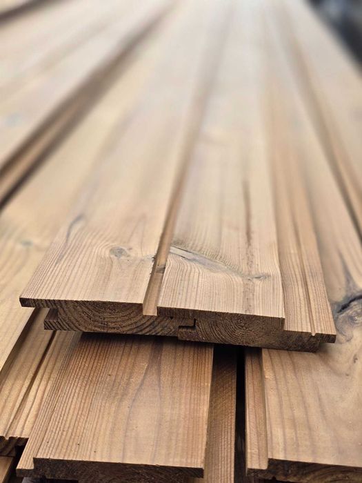 Thermo Sosna deska elewacyjna 19x140 kl AB profil "UTS+"