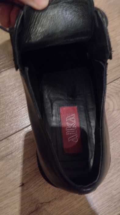 Czarne buty męskie, rozmiar 43