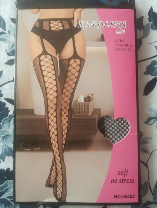 Rajstopy Stripanty Kabaretki  plus size 
Kabaretka klasyczn