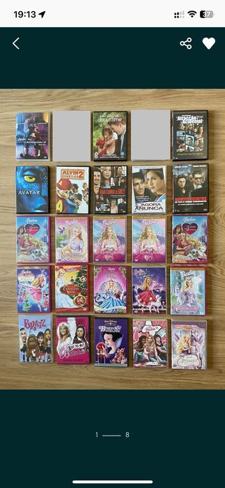 Vários filmes em DVD