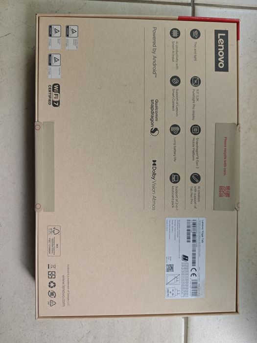 Планшет Lenovo Yoga Tab 12/256GB Luna Grey + Pen (ZAG60056)