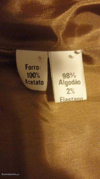 Fato completo de senhora castanho Miguel Gageiro