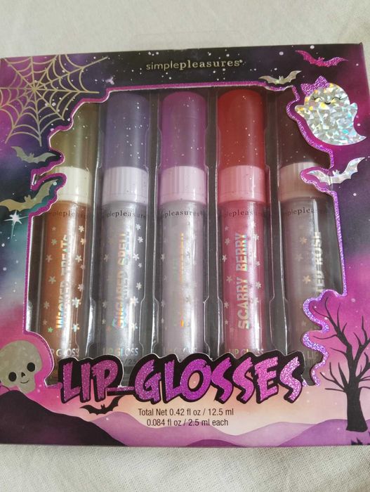 Zestaw błyszczyków do ust z motywem Halloween