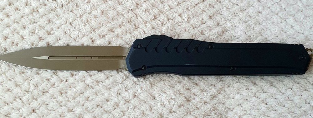 Нож складной Microtech Cypher с песочным напылением Шедевр!