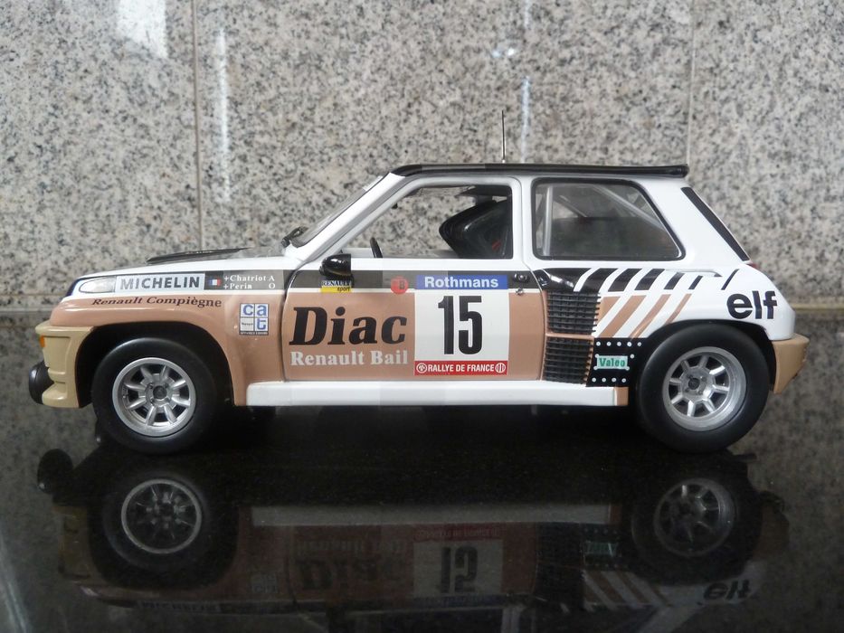 Diecast model cars Renault 5 Turbo 1/43 IXO Turbo No.32 Europcar Tour de Corse 1986 C.Balesi/J.-P.Cirindini