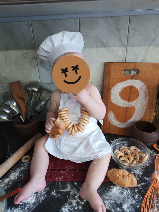 Костюм поварьонка 9 міс для фото