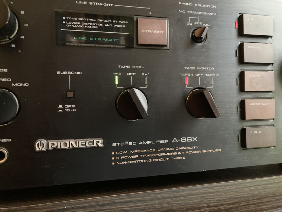 Pioneer A-88X wzmacniacz po serwisie!