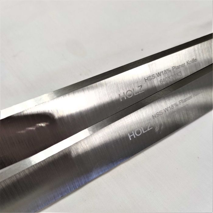 Ножі стругальні HOLZ HSS 18%W, 6%W різні розміри на рейсмус, фуганок