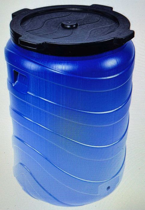 Beczka plastikowa 240L duża na kapustę lub deszczówkę ATEST zakręcana