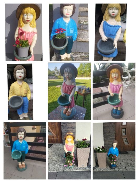 Figurki/kwietniki ogrodowe