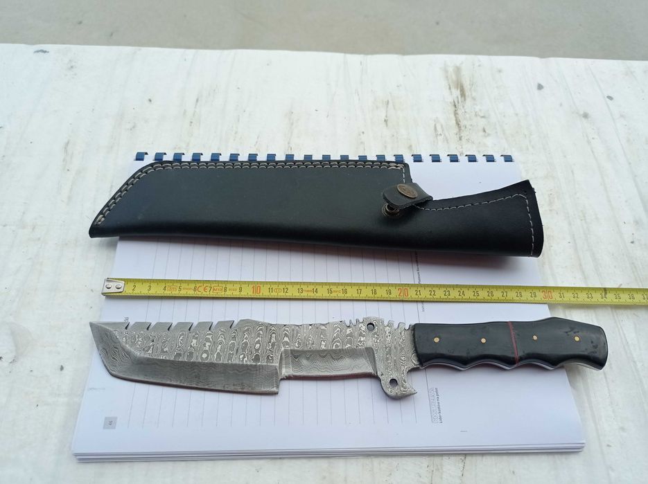 Nóż typu tracker custom damast prod. Szwecja 100% oryginał