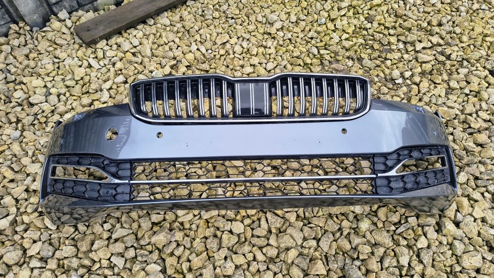 Zderzak przedni spryski + 4xPDC LF7C Skoda Superb 3 3V 3V0 19- FL lift ...