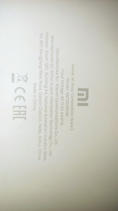 Xiaomi Mi bode compositions scale 2