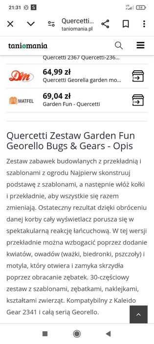 Zabawka gra zręcznościowa Gardena fun dla dzieci