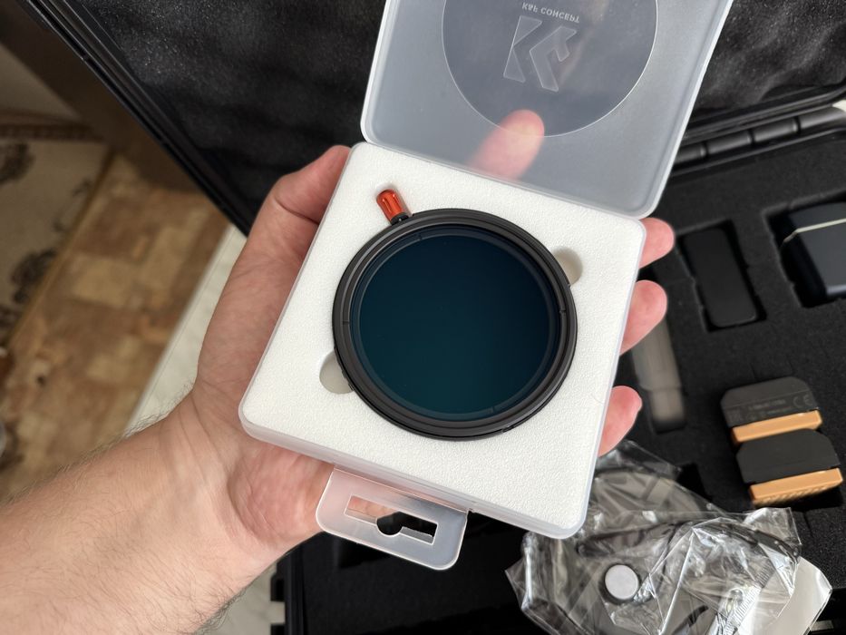K&F фільтр на 67mm: ND 2-32, CPL, кіношний 1/4 Black Mist стан нового