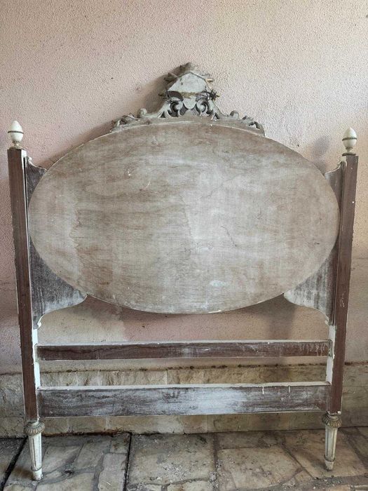 Cama antiga original Rococó / Império Circa. 1800
