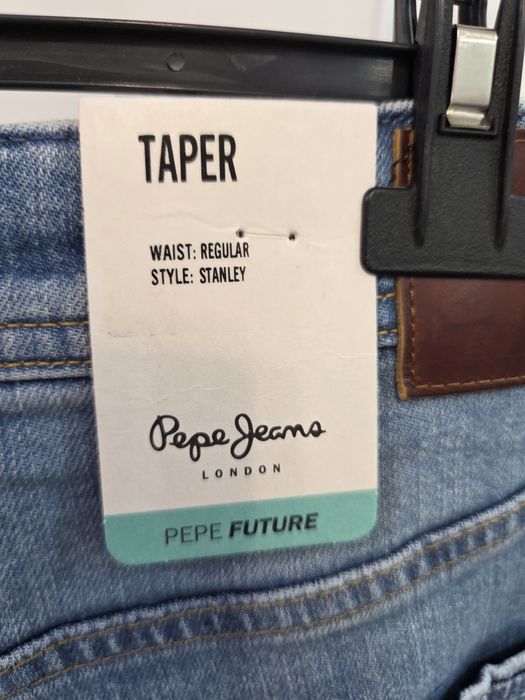 Spodnie jeans męskie pepe jeans wiser wash stanley taper XL