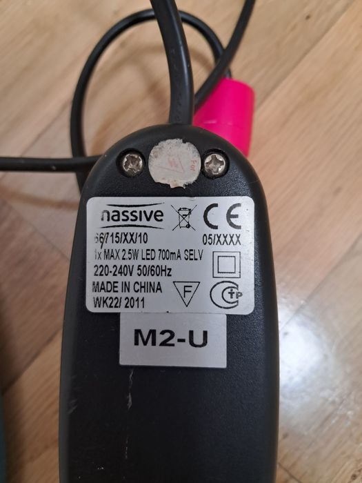 Dwie elastyczne lampki biurkowe LED Phillips Massive
