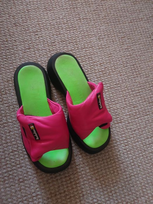 Шлепанцы кожанные