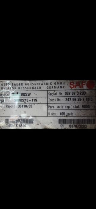 Продам вісь саф ось saf