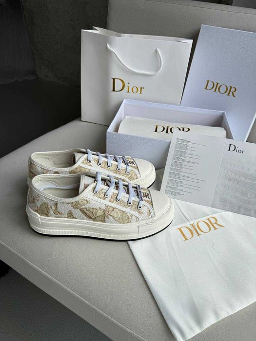 Жіночі кеди Dior Platform Gold Premium