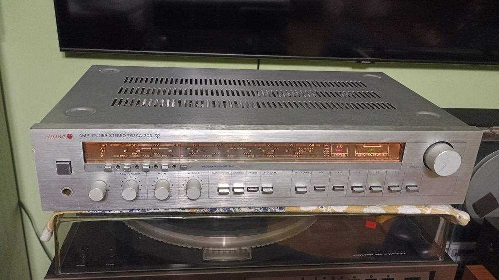Amplituner Unitra Diora Tosca 303 ładna sprawna przestrojona