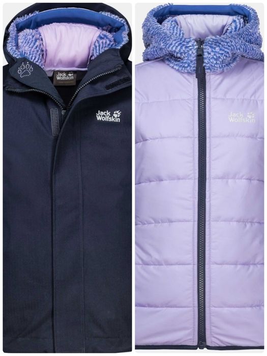 Куртка Jack Wolfskin Drei Berge 3 в 1 на рост 164см S
