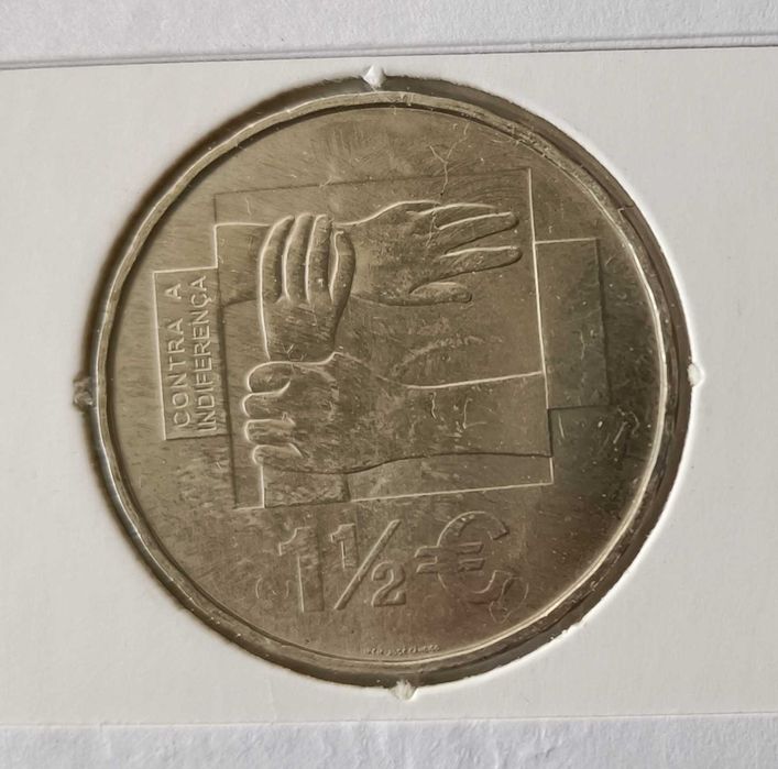 3 Moedas comemorativas Portuguesas de 1,50 Euros ( Níquel )