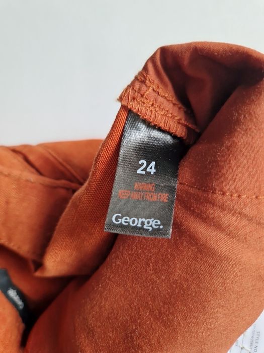George якісні брюки карго льон та віскоза р 24 сток