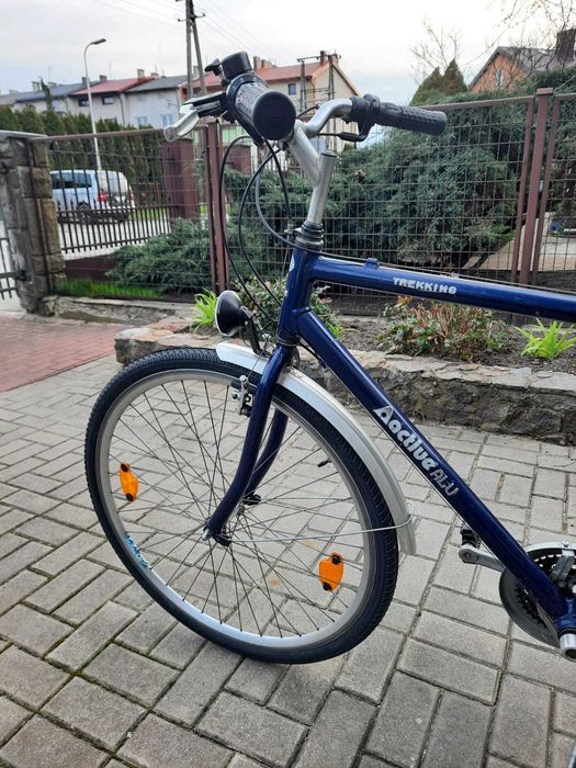 Rower trekkingowy ACTIVE ALU 28” 7 biegów koszyk sprawny