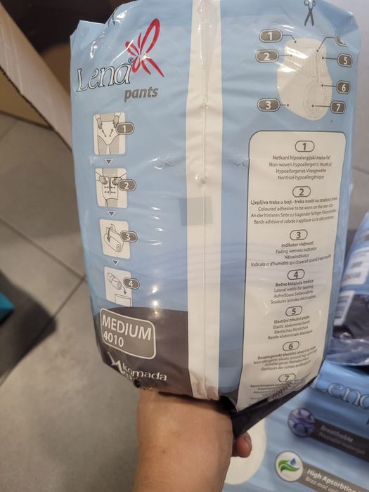 Fraldas-Cueca Incontinência Tam M 14uni.