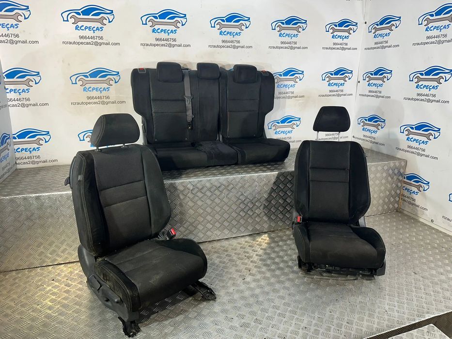 Conjunto Bancos Tecido Alcântara Frente Frontais Tras Traseiros Honda