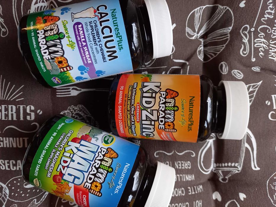 Animal parade дитячі вітаміни С Д кальцій магній цинк мульти для дітей