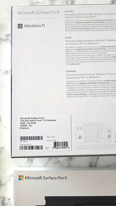 Tablet+Klawiatura+Pen Microsoft Surface Pro 8 13/i5/16GB/256GB/Win11