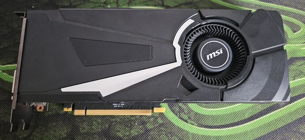 Placa gráfica MSI Aero GeForce GTX 1080 OC.