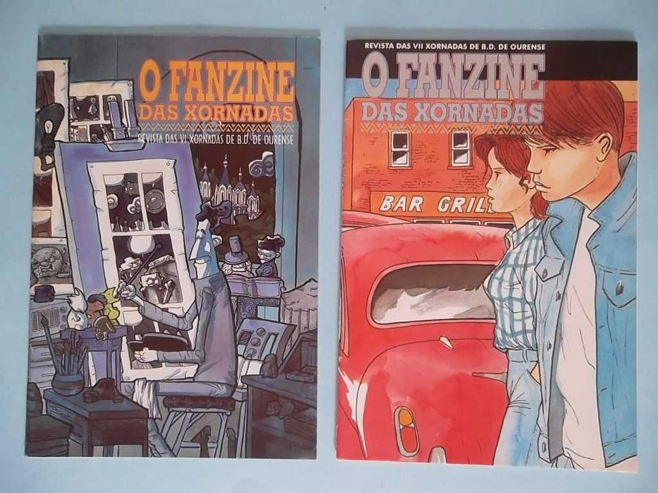 Lote de fanzines de BD estrangeiros , ver fotos.