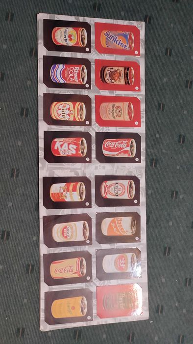 O Mundo das Bebidas - caderneta completa com 128 calendários