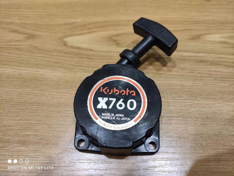 Kubota X760 Nożyce Szarpak Starter Rozrusznik