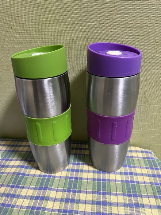 Термокружка термо чашка вакуумна металева