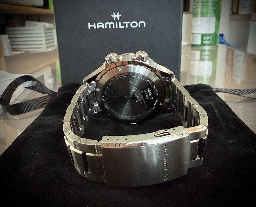 Годинник Hamilton Khaki Aviation X-Wind GMT Chrono Quartz Оригінал