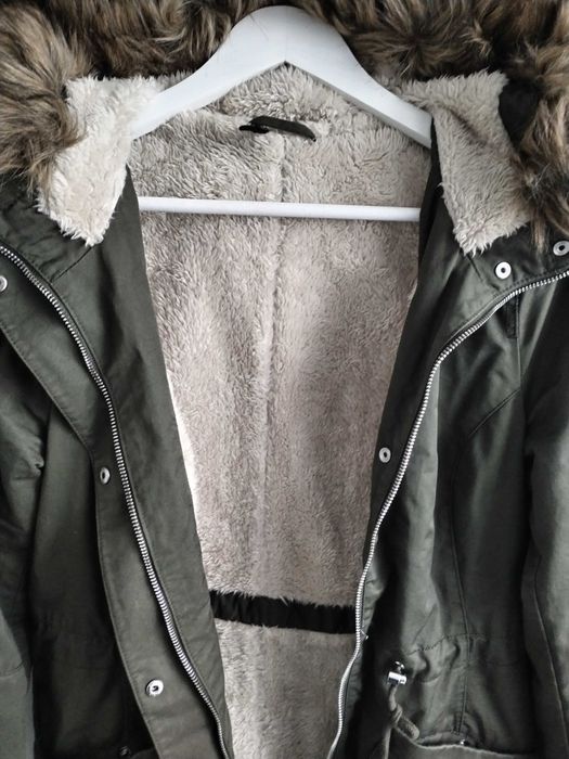 Kurtka parka H&M ocieplana 34/XS