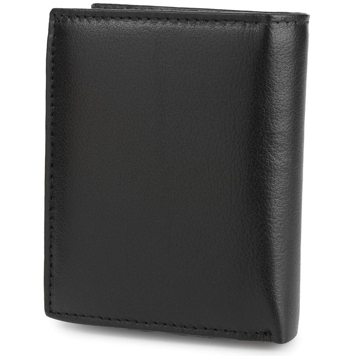 portfel męski skórzany wild tiger - czarny