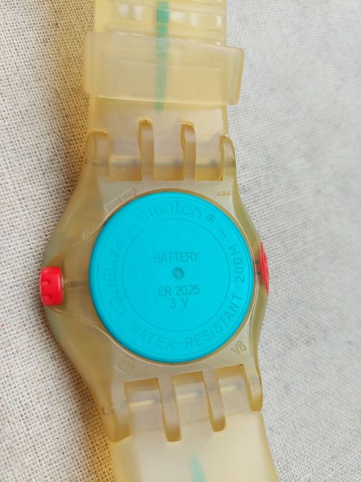 Relógio Swatch AG 2003 mergulho