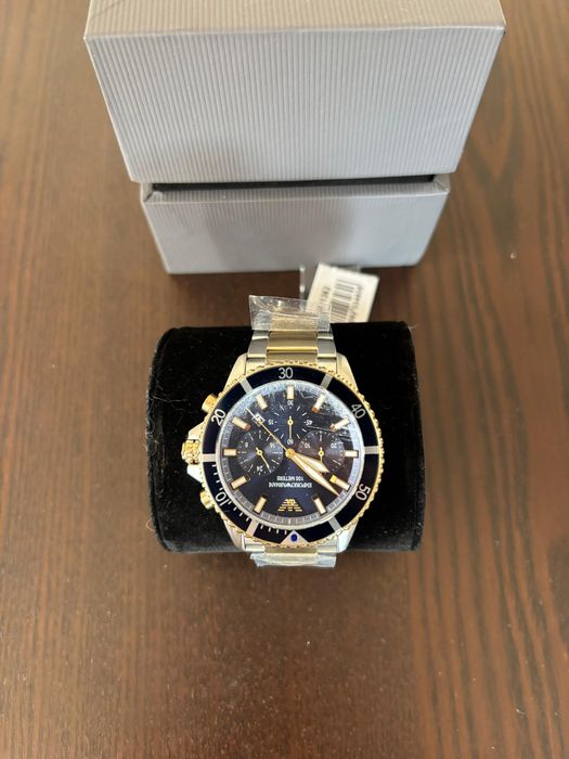 Relógio Emporio Armani Diver Bicolor – Novo