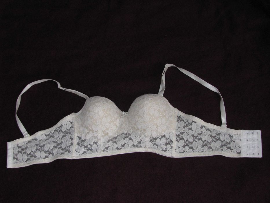 Biustonosz kremowy - r. 34 B