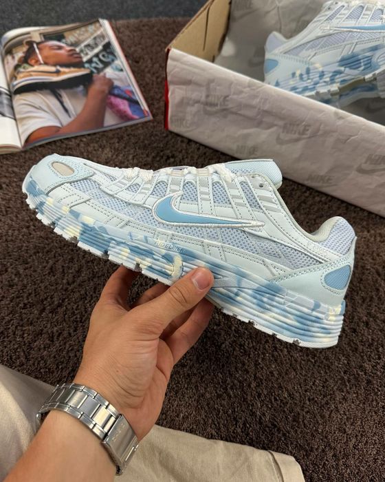 Жіночі Кросівки Nike P-6000 White Blue / Nike P-6000 / Женские Кроссовки Nike / Женские Кроссовки
