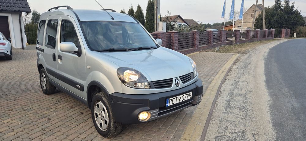 Renault kango 4x4 Benzyna 1.6 świeżo sprowadzony