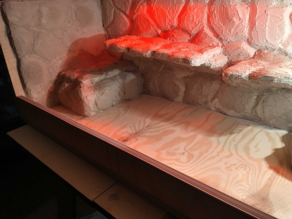 Terrarium skalne dla agamy,gekona ,nowe