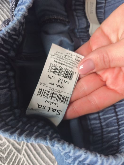 Calças de ganga para mulher salsa